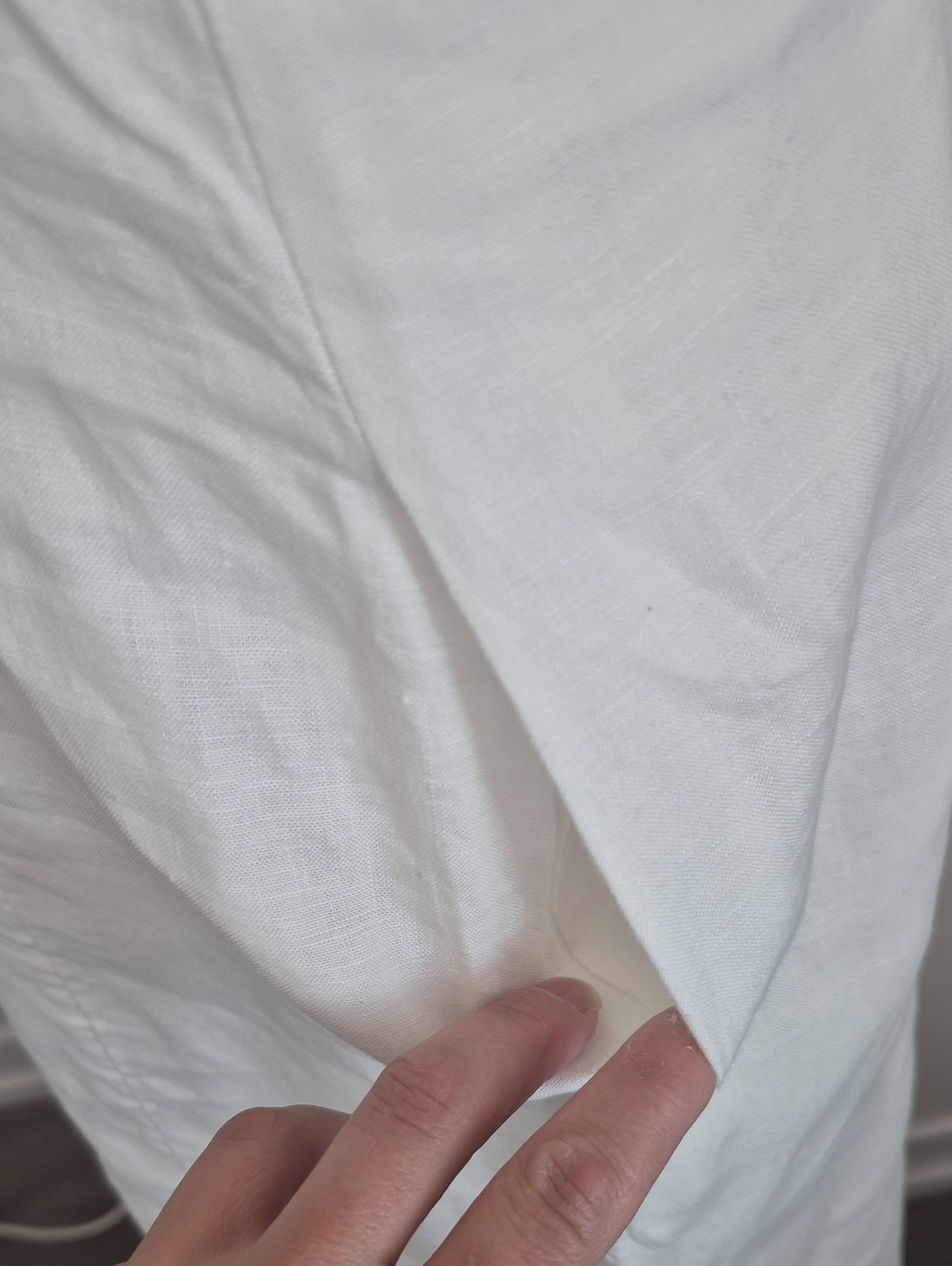 Wilfred White Button-Front Midi Dress - Picture 7 of 11
